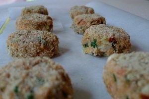 salmon cakes precook