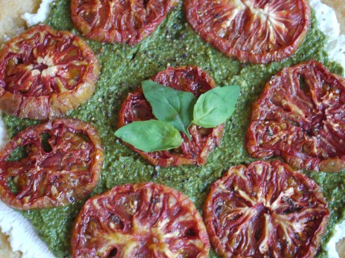 heirloom tomato tart